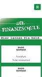 Mobile Screenshot of diefinanzschule.com